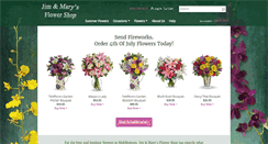 Desktop Screenshot of jimandmarysflowers.com